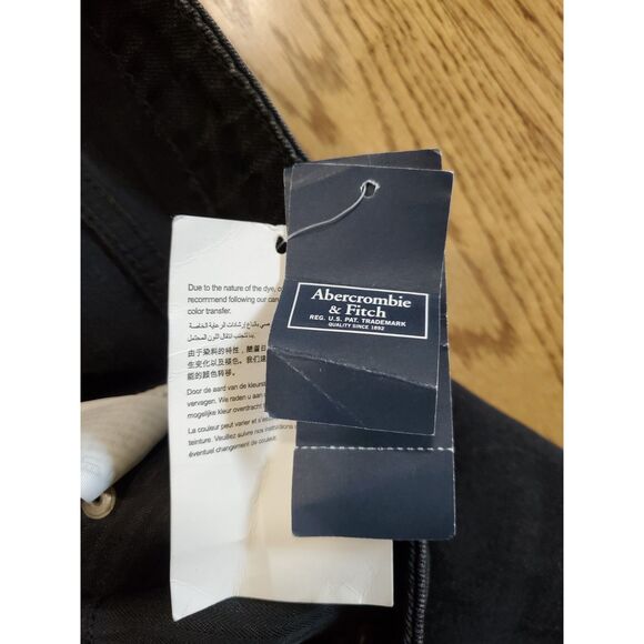Abercrombie & Fitch Womens 26/2R The Skinny High Rise Curve Love Black Jeans New - Picture 4 of 14